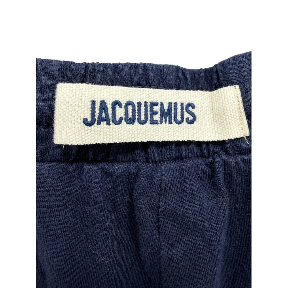 Jacquemus x Air France La Premiere Le Pyjama Navy Blue Cotton Set Womens M